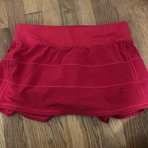 Lululemon women skirt with shorts built in